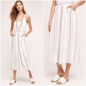 Anthro Elevenses Museo Wide Leg Cropped Pants